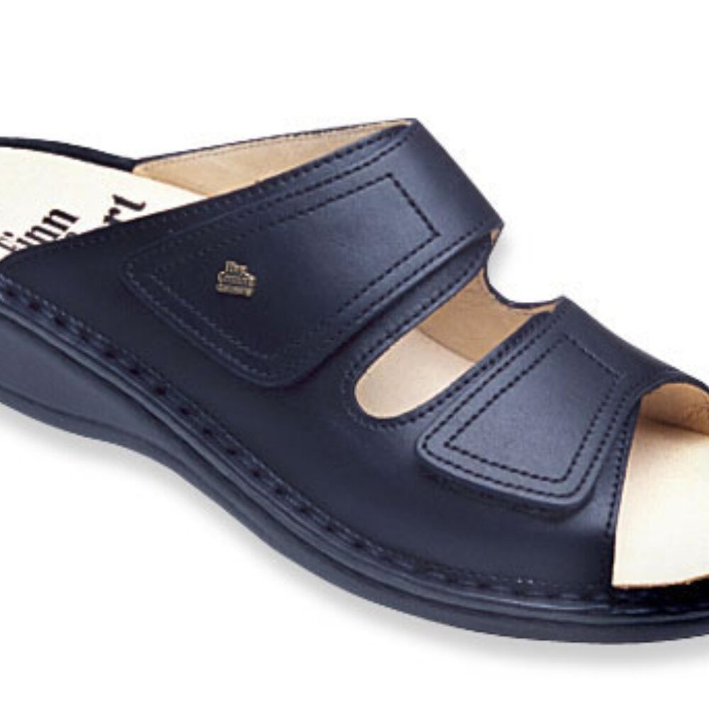 Finn Comfort Jamaica Sandal in 38 Black Nappa Leather in 42 and 43